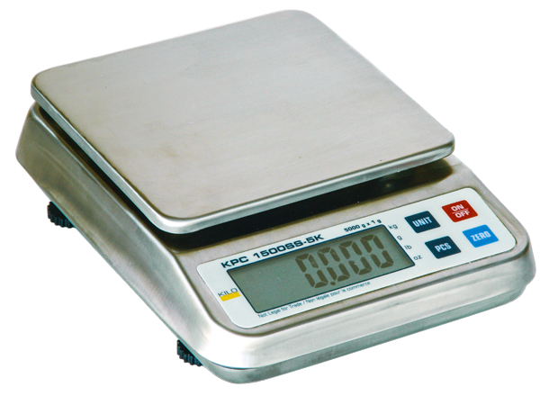 Kilotech | KPC 1500SS Digital Portion Scale, 5 kg, Stainless Steel