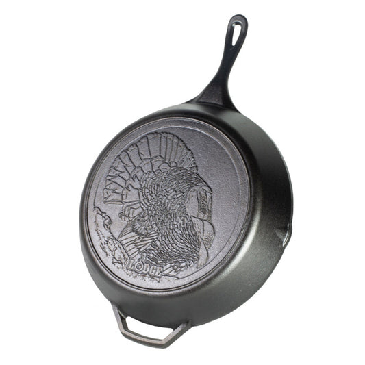 Lodge | Wildlife Series Cast Iron Skillet, 13.25", Turkey