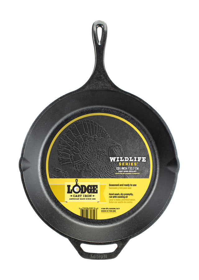 Lodge | Wildlife Series Cast Iron Skillet, 13.25", Turkey