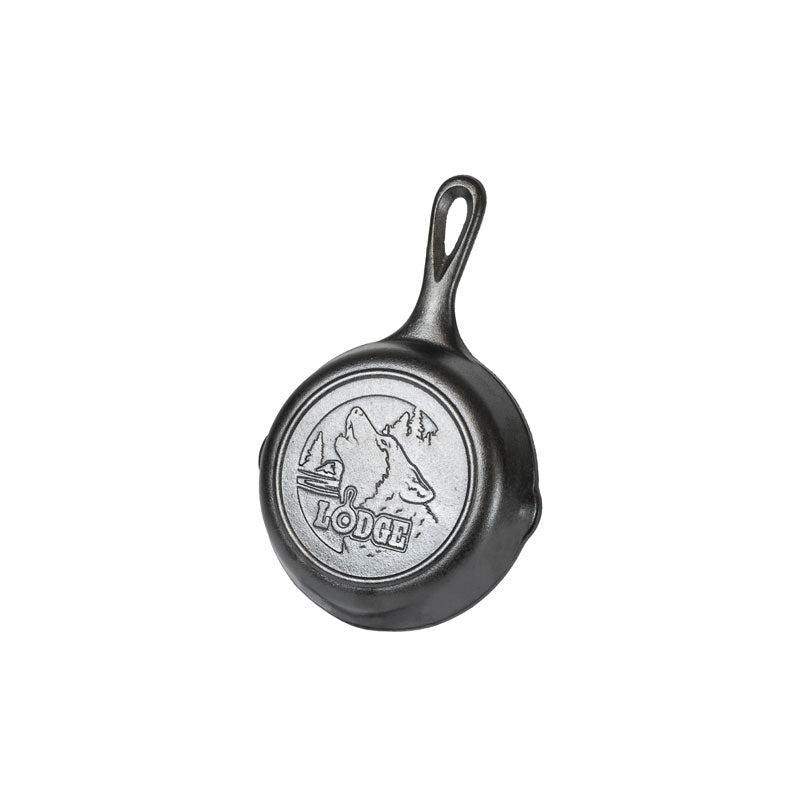 Lodge | Wildlife Series Cast Iron Skillet, 6.5", Wolf