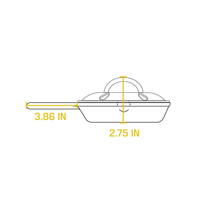 Fumoir Lodge, 16,5 cm, en fonte, VENTE FINALE - L3SMSK