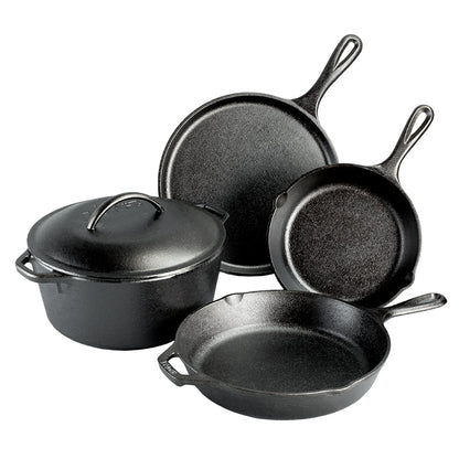 Lodge | 5 Piece Cast Iron Cookware Set