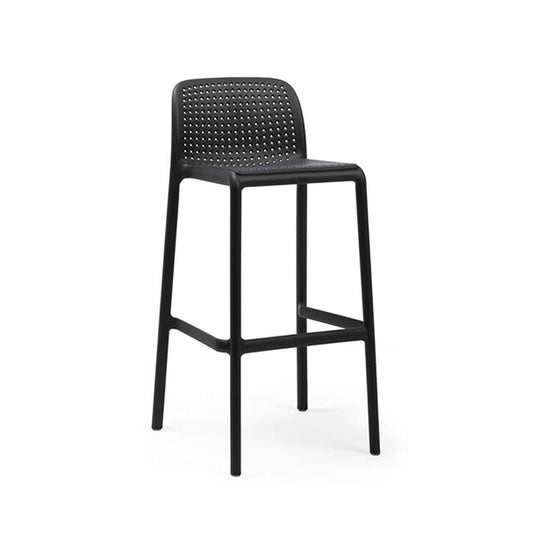 NARDI Lido Bar Stool, Anthracite (4-pack) - 40344.02.000