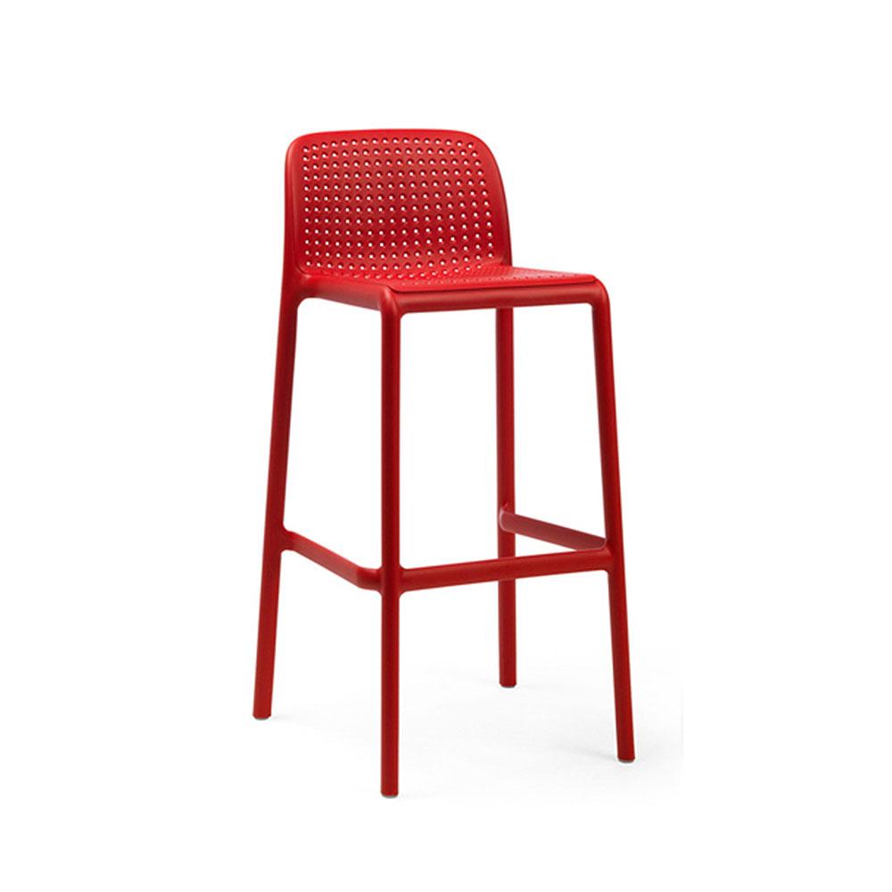 Tabouret de bar NARDI Lido, Rosso (paquet de 4) - 40344.07.000