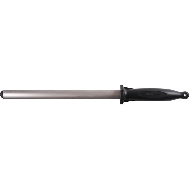 Mercer | Diamond Coated Sharpener, 10", Black Handle