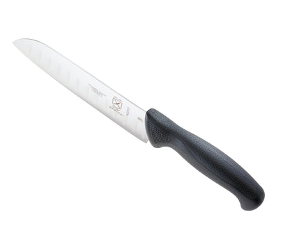 Mercer | Millennia Santoku Knife, Granton Edge, 7", Black