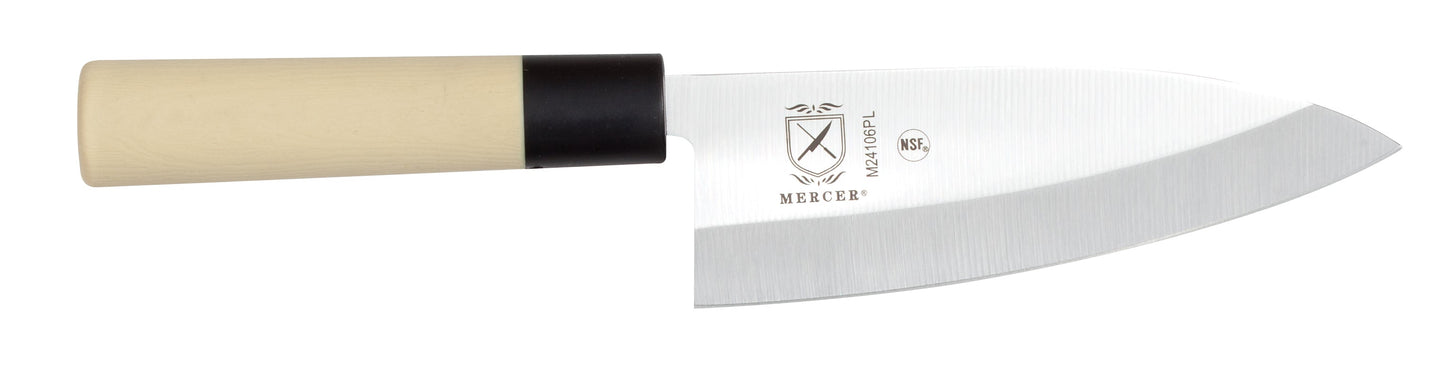 Mercer | Deba Utility Knife, 6", Beige