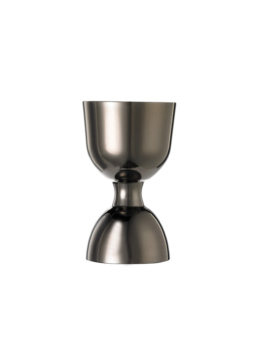 Mercer | Barfly Heavy Duty Straight Rim Jigger, 1 & 2 oz, Black Finish