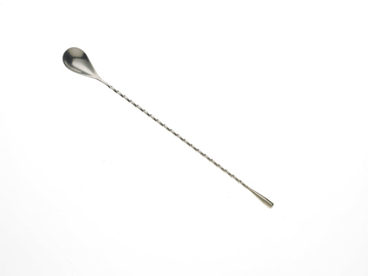 Mercer | Barfly Classic Bar Spoon w/ Teardrop End, 11 13/16", Stainless Steel Finish