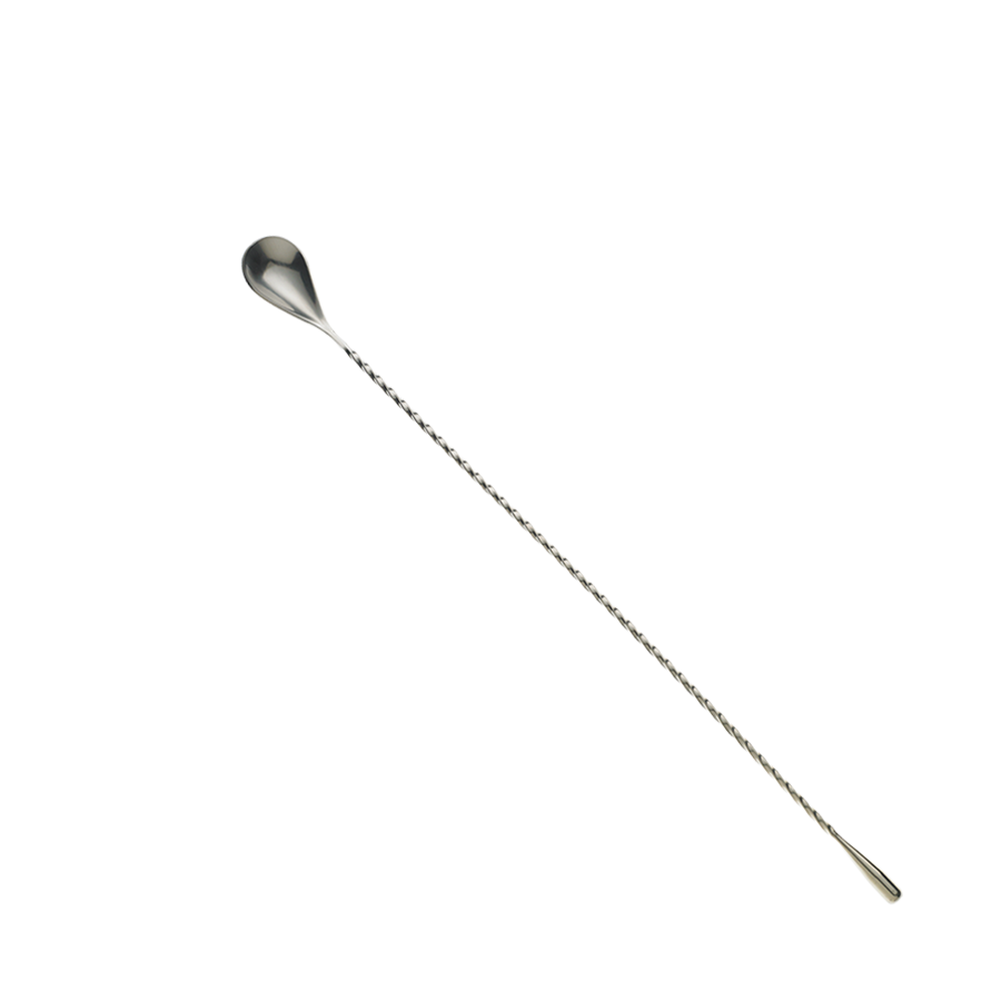 Mercer | Barfly Classic Bar Spoon, Teardrop End, 15 3/4", Stainless Steel