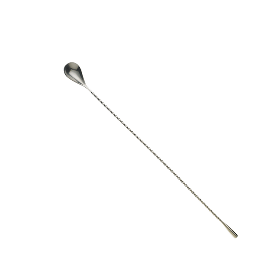 Mercer | Barfly Classic Bar Spoon, Teardrop End, 15 3/4", Stainless Steel