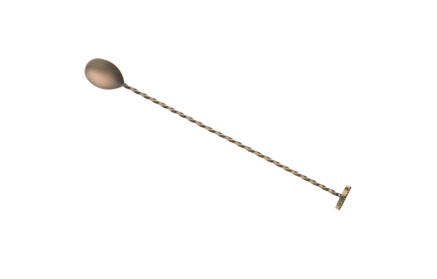 Mercer | Barfly Bar Spoon w/ Muddler, 11 13/16", Antique Copper Finish