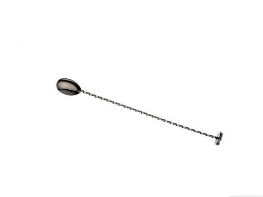 Mercer | Barfly Bar Spoon w/ Muddler, 11 13/16", Black Finish