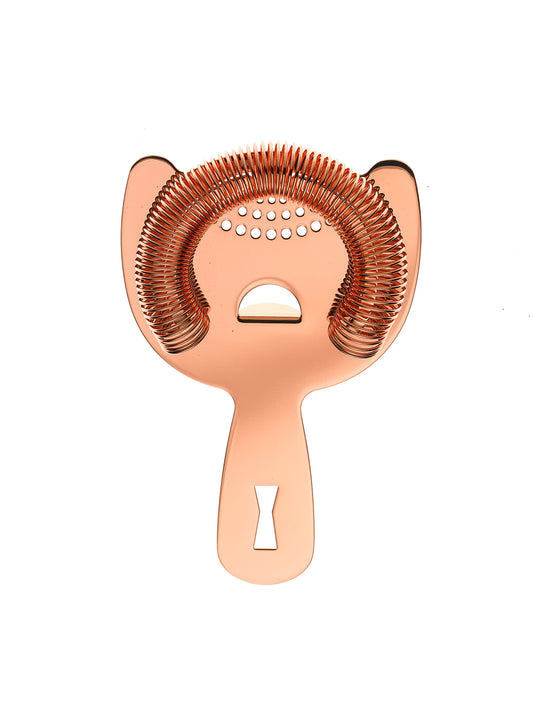 Mercer | Barfly Heavy Duty Spring Bar Strainer, 6", Copper Finish