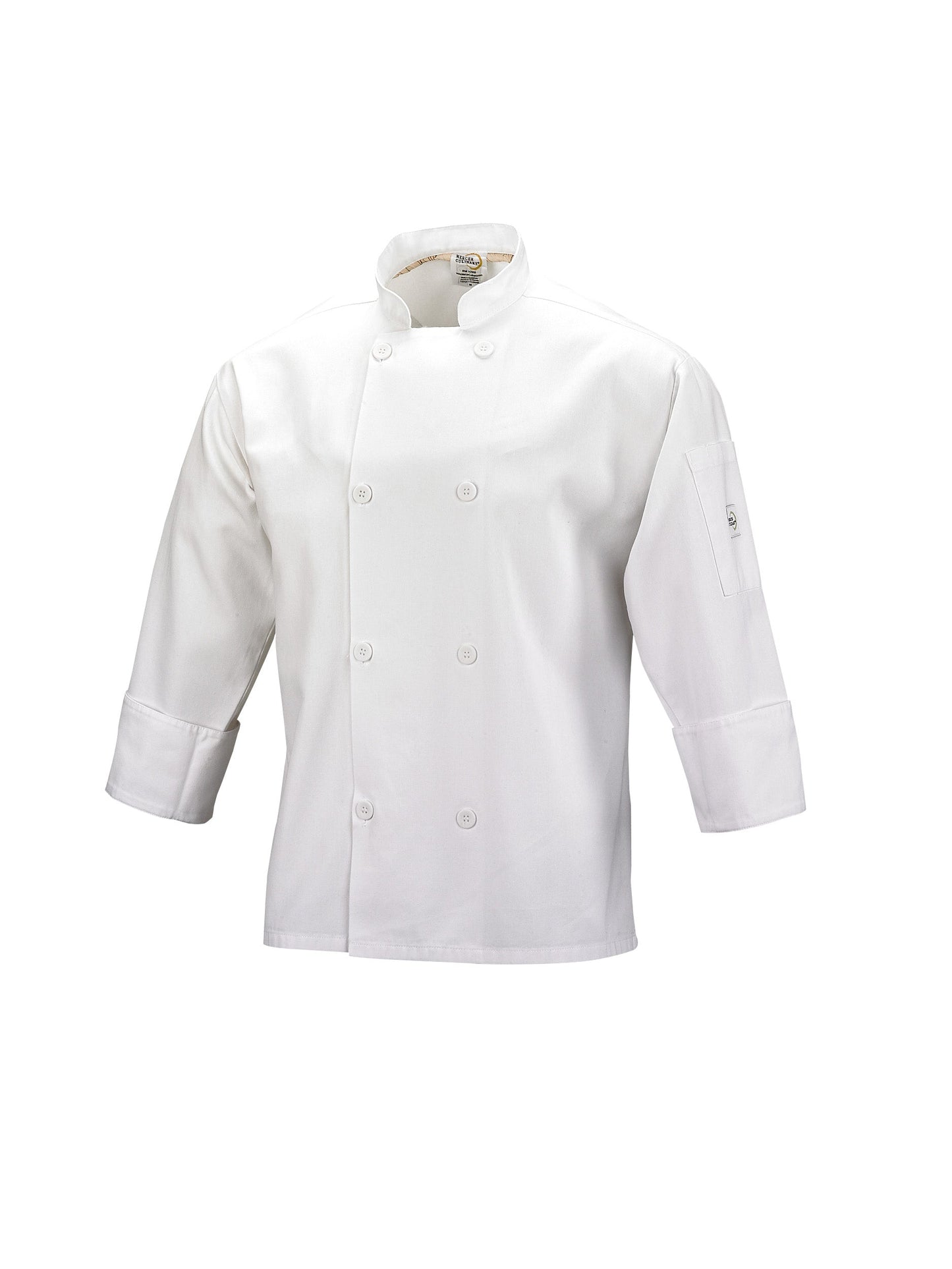 Mercer | Millennia Unisex Long Sleeve Chef/Cook Jacket, 4XLarge, White