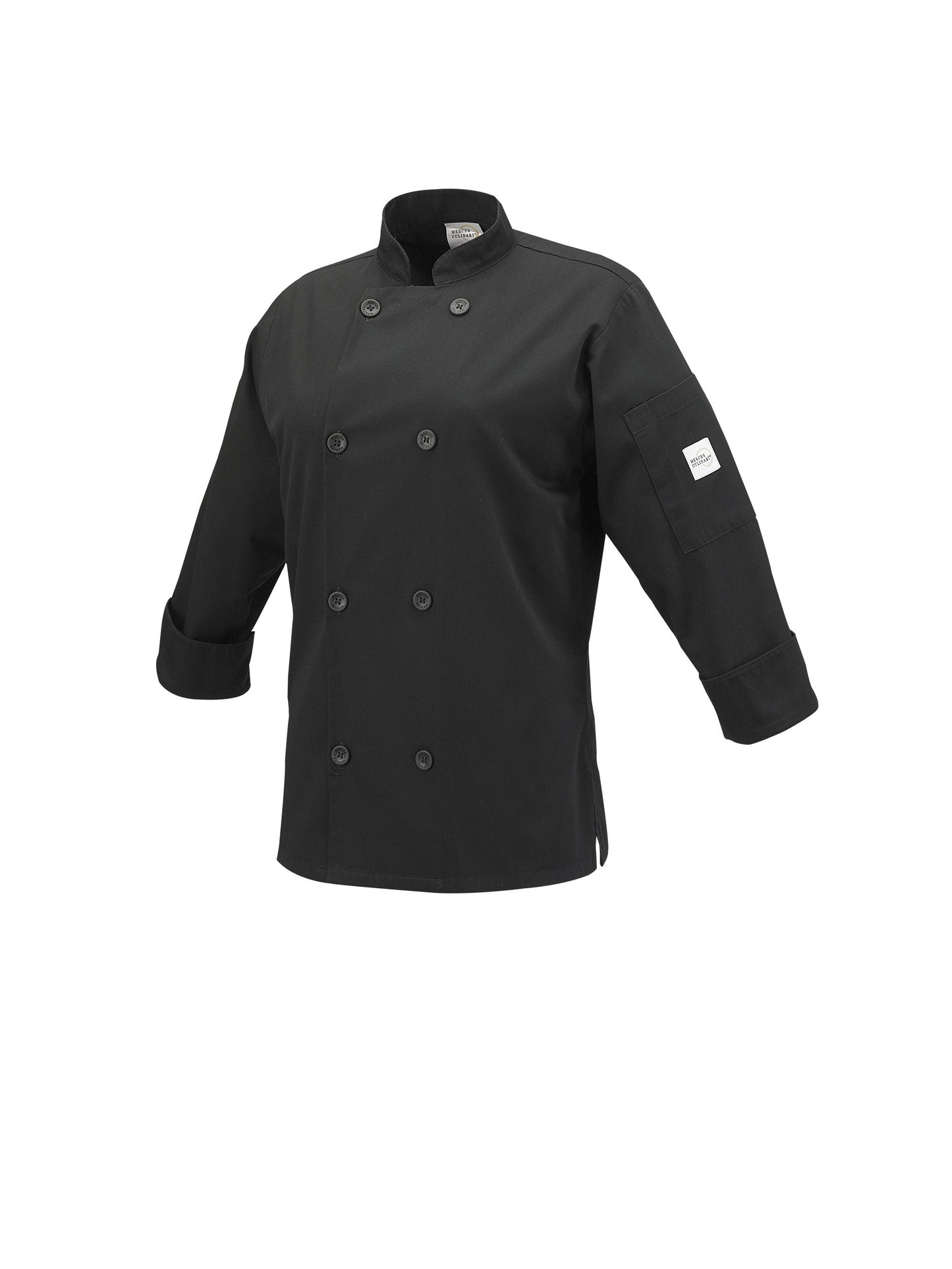 Mercer | Millennia Women's Long Sleeve Chef/Cook Jacket, 2XSmall, Black