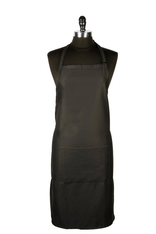 Mercer | Genesis Bib Apron with Pocket, Black