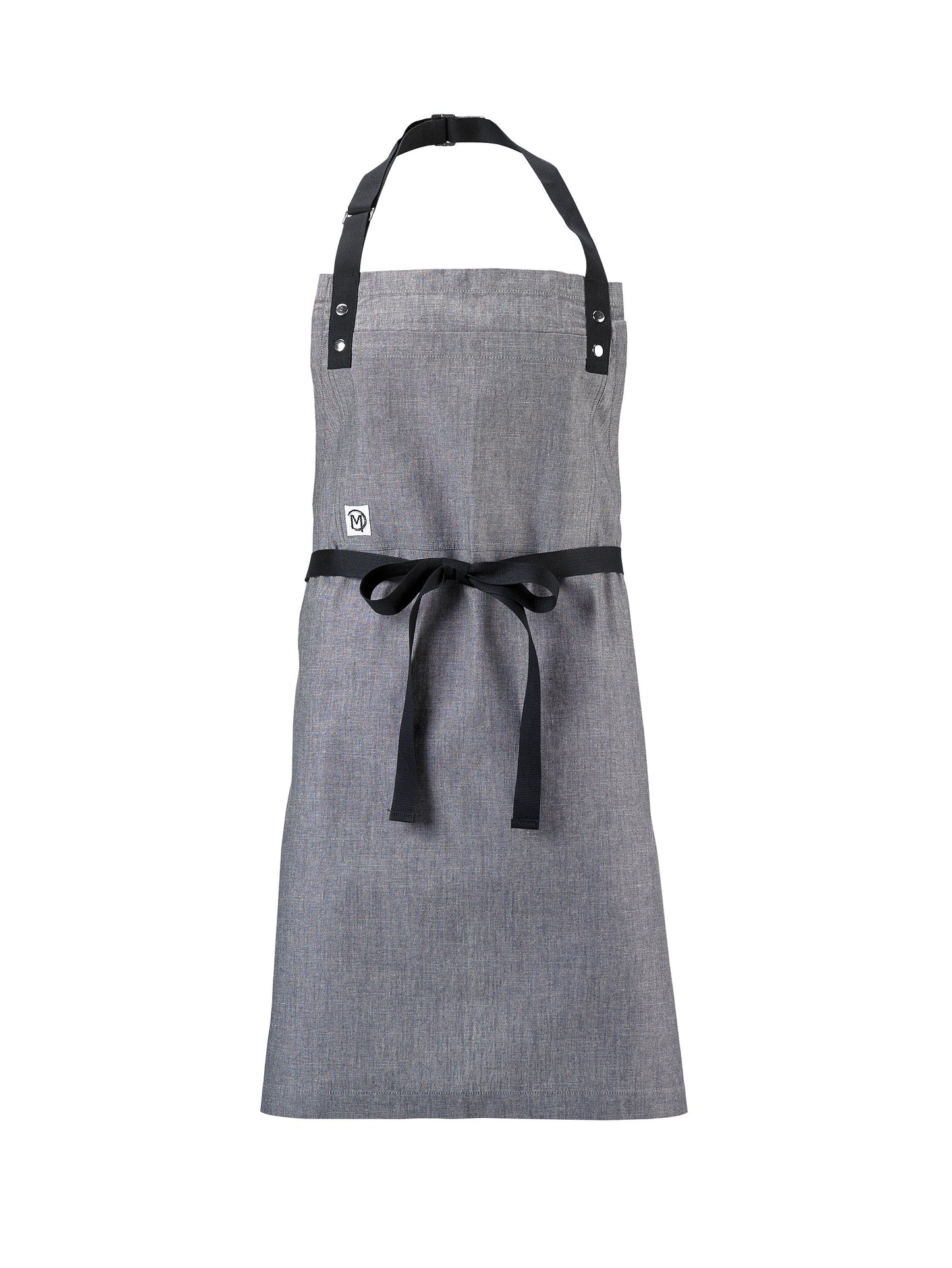 Mercer | Metro Edge Odin Bib Apron, Light Grey