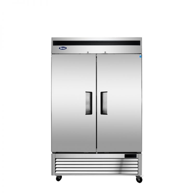 Atosa | MBF8503GR Bottom Mount Double Stainless Steel Door Reach-In Freezer, 55", 115/60/1