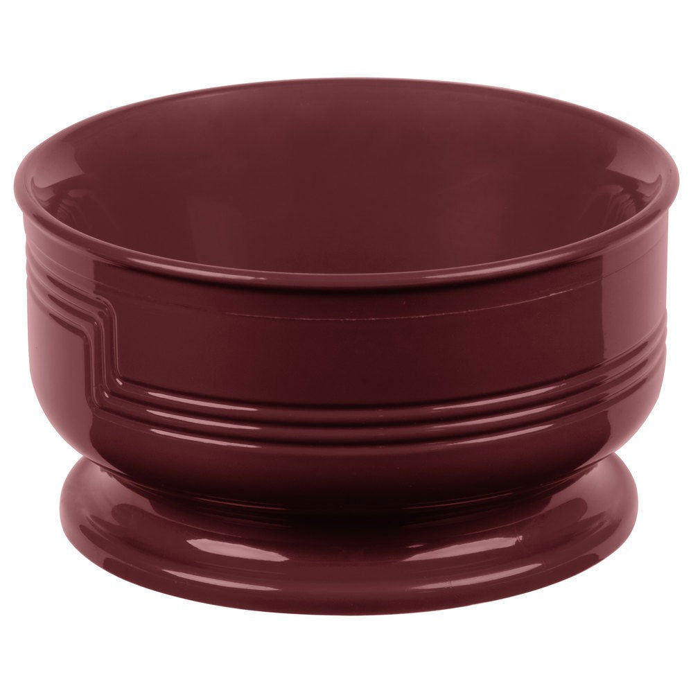 Cambro | Camwear Shoreline Insulated Delivery Ware Bowl, 9 oz, Cranberry (48-pack)