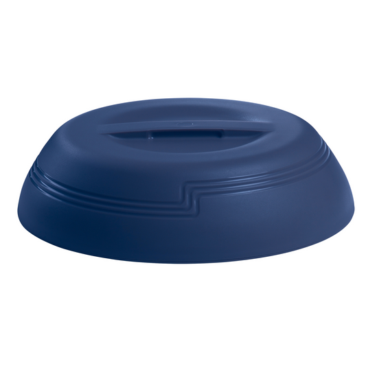 Cambro | Camwear Shoreline Insulated Delivery Ware Low Profile Dome, 9", Navy Blue (12-pack)