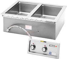 Wells Mfg | MOD200TDM Drop-In Two-Well Full Size Food Warmer, 208V