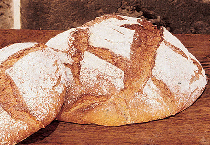 Matfer Bourgeat | Panier rond d’étanchéité en osier doublé de lin / Banneton, 8 1/4"