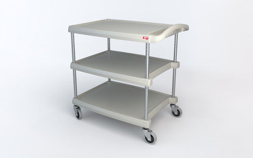 Metro | 3 Shelf Utility Cart, 400lb, Grey