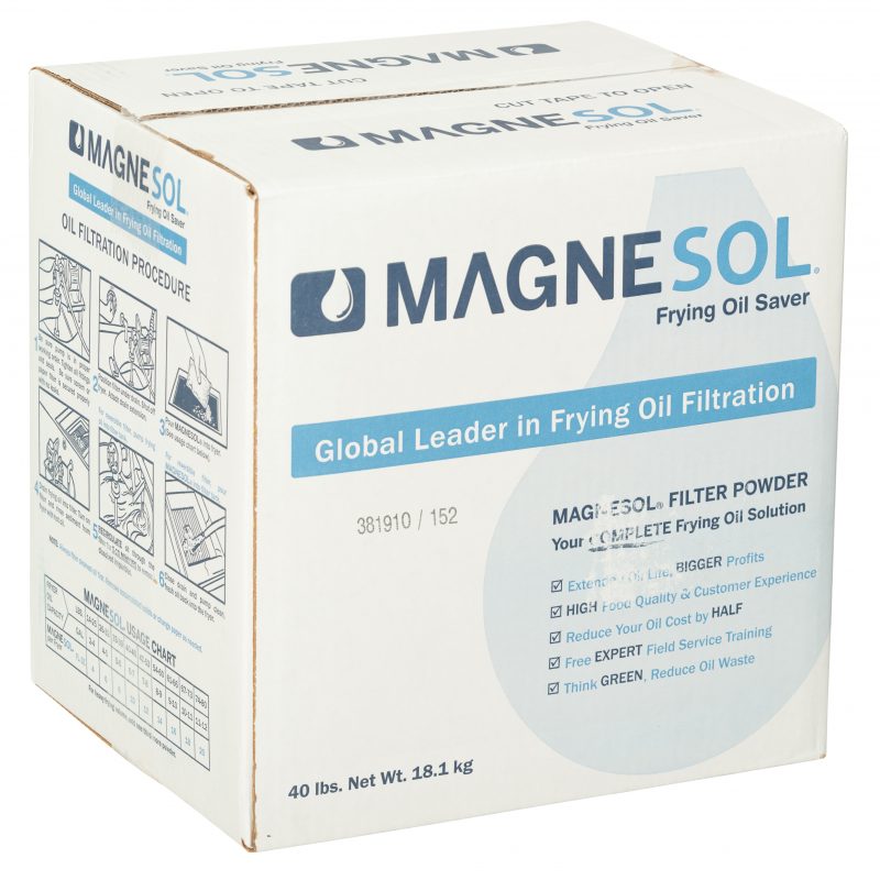 General Filtration | Magnesol Fryer Oil Saver, 40 lb Box