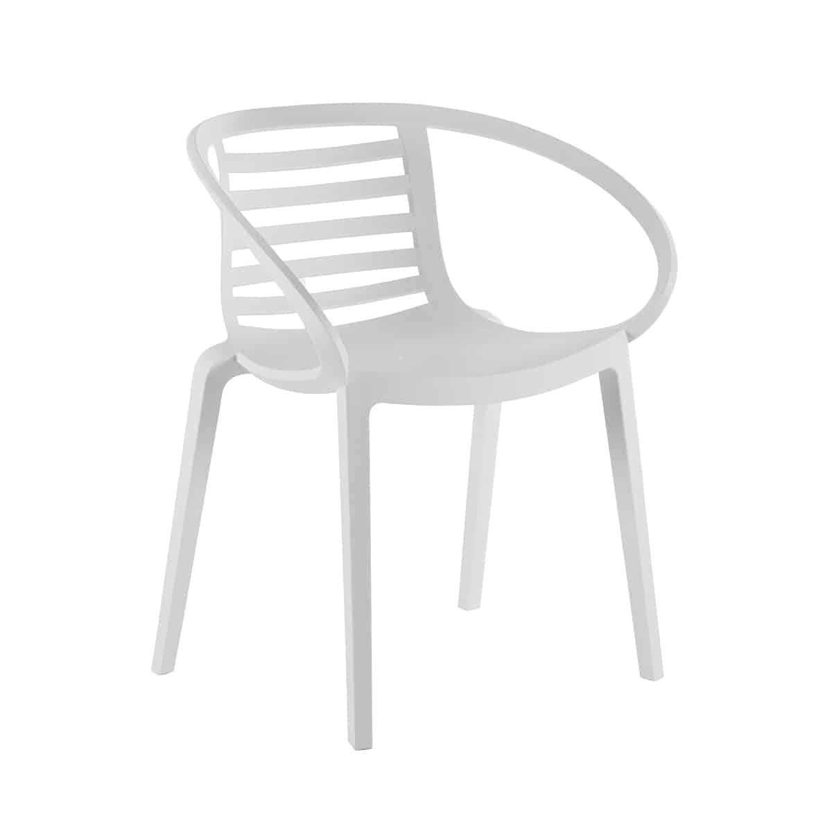 Papatya | Mambo Arm Chair, White (4-pack)