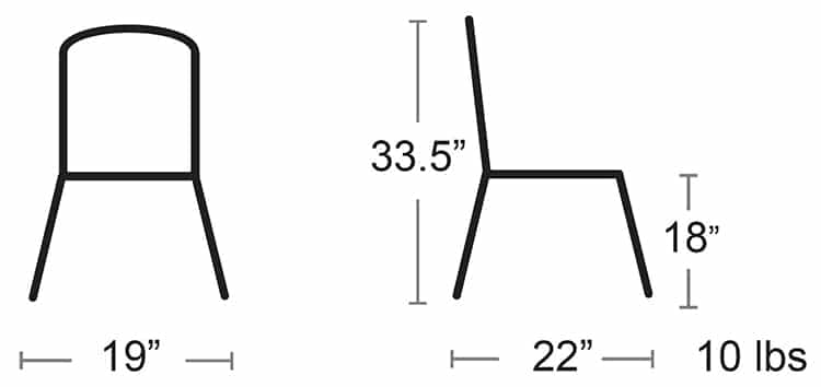 BUM Furniture Marco Wicker Arm Chair, Silver/Graphite (4-pack) - 516S-SW-BS