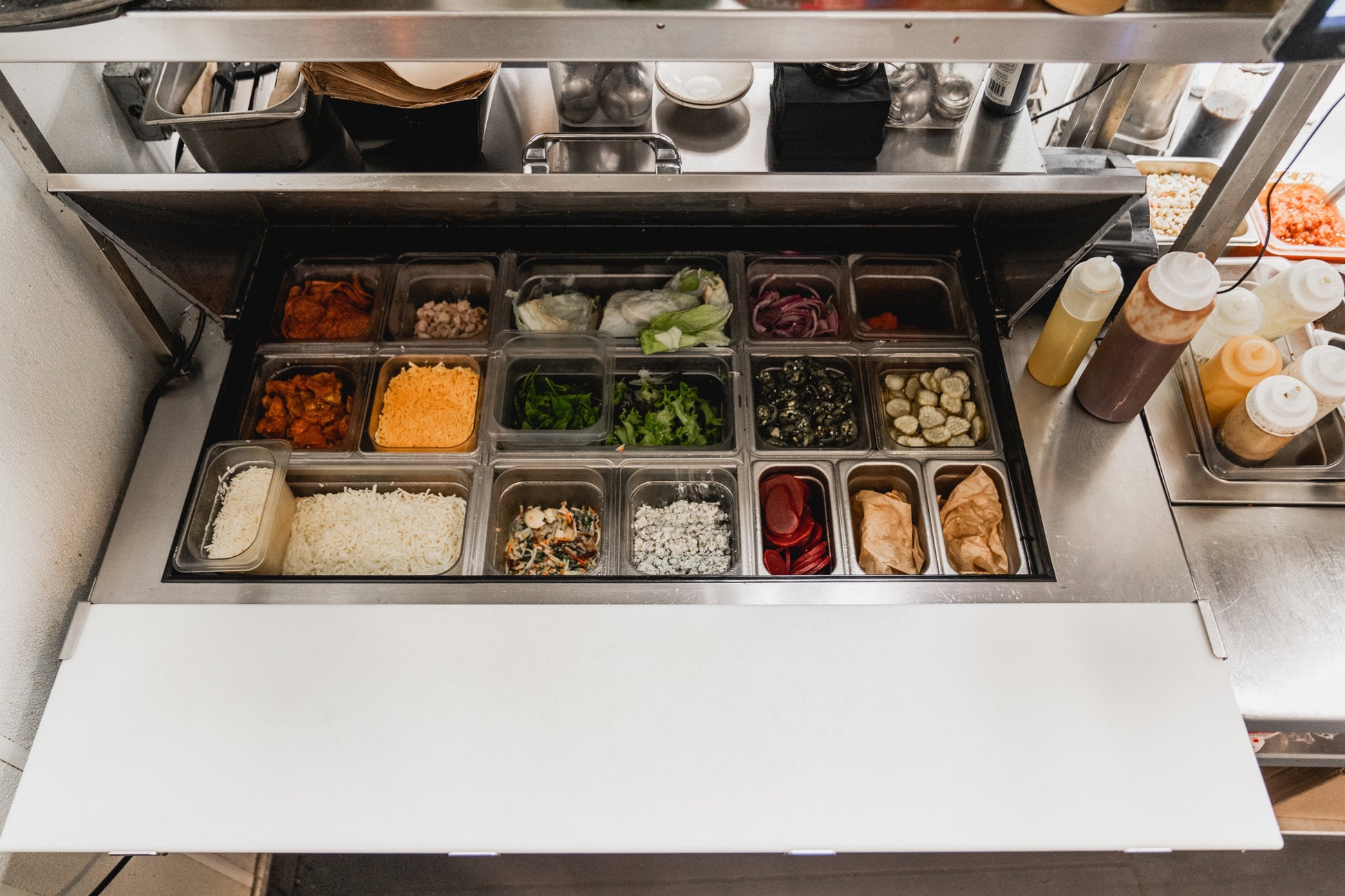 Hoshizaki | 48" Double Door Refrigerated Mega Top Prep Table, 115V - ChefEquipment.com