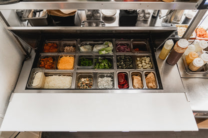 Hoshizaki | 48" Double Door Refrigerated Mega Top Prep Table, 115V - ChefEquipment.com