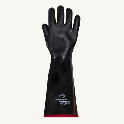 Superior Glove | Chemstop Heavy Duty Neoprene Fryer Gloves, 18", Black