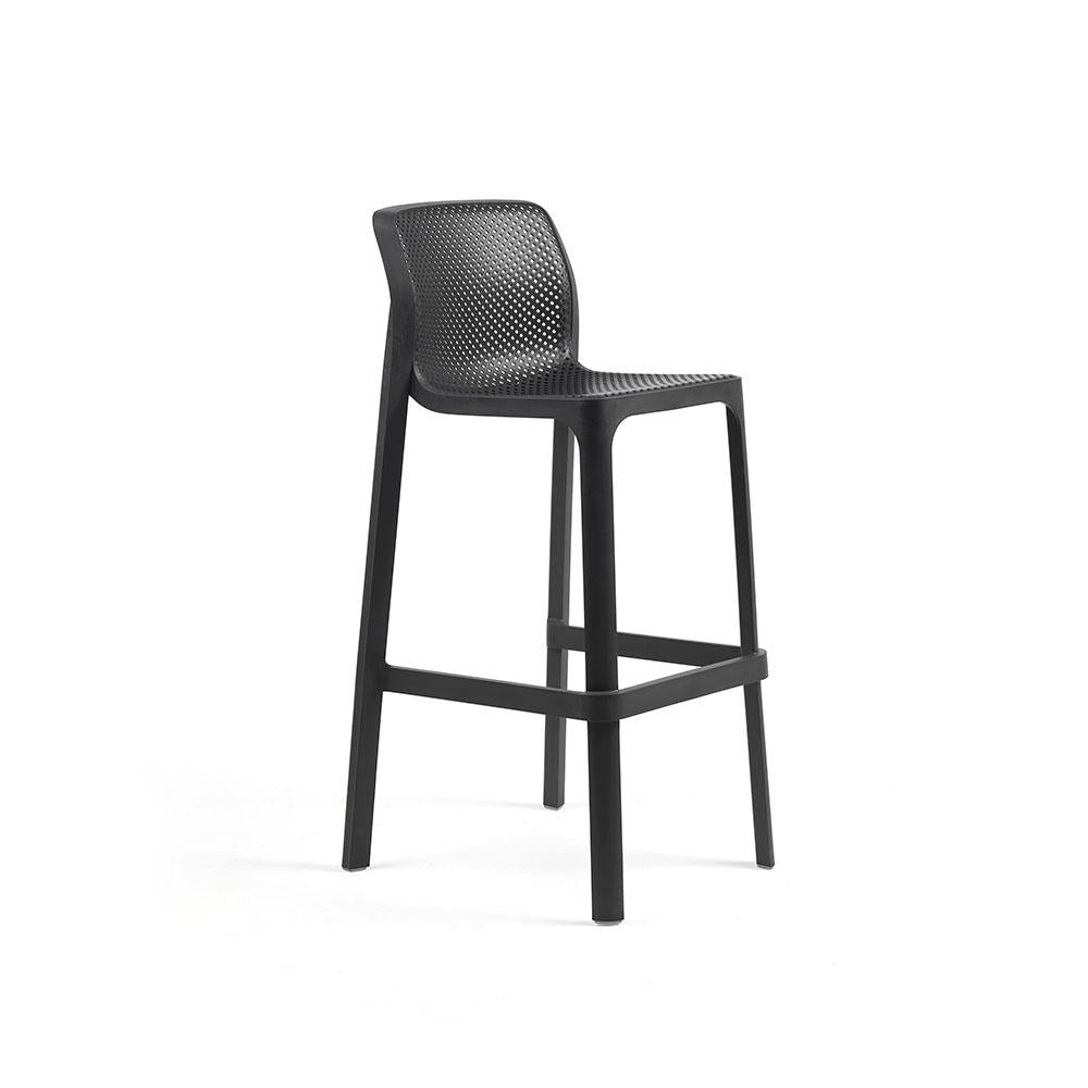 NARDI Net Bar Stool, Anthracite (4-pack) - 40335.02.000