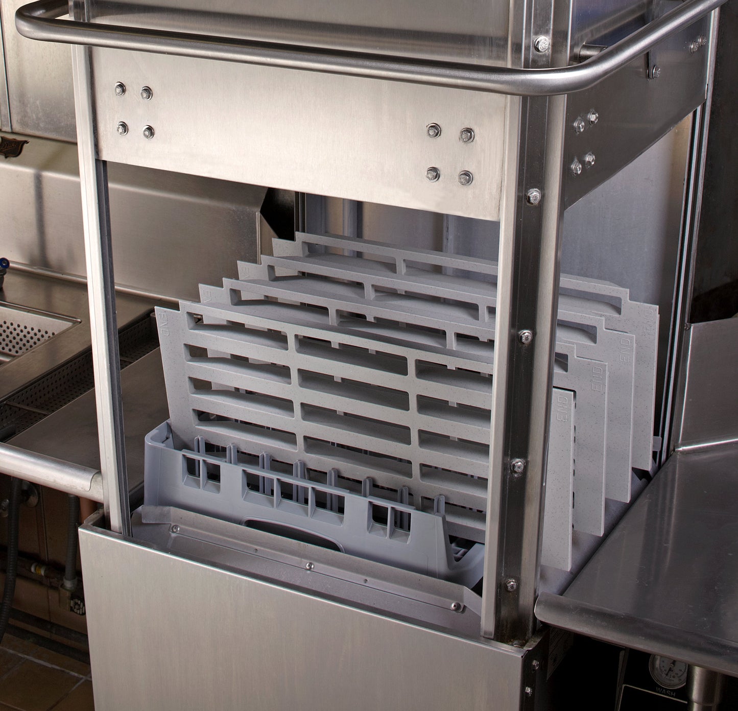 Cambro | Casier à extrémité ouverte Camrack, gris