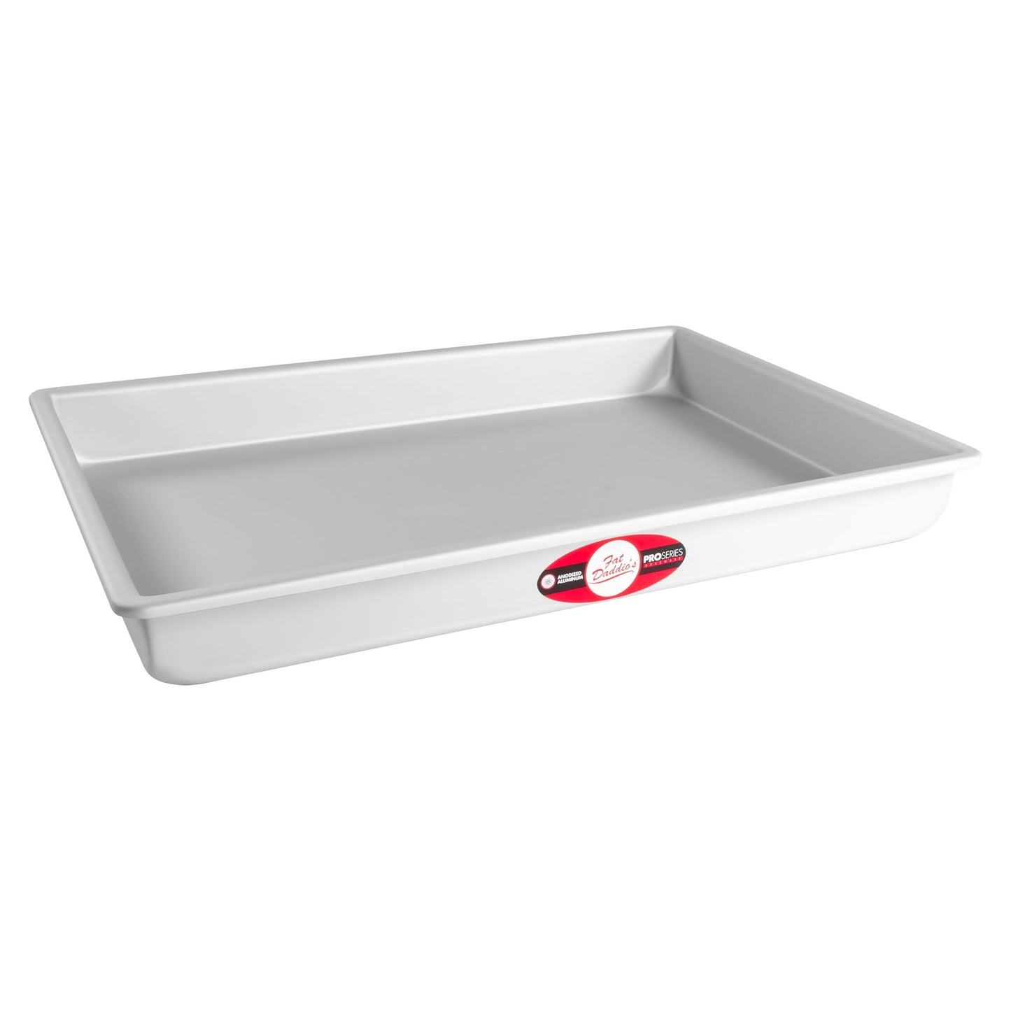 Fat Daddio's | Sheet Cake Pan, 12" x 18" x 2", Anodized Aluminum