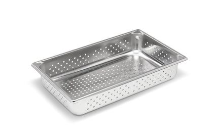 Vollrath Super Pan V Full Size Perforated Food Pan, 4" Deep, 22 Gauge Stainless Steel - 30043