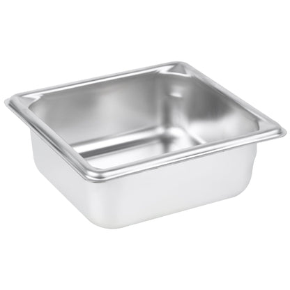 Vollrath | Moule à aliments Super Pan V 1/6, 2,5 po de profondeur, acier inoxydable de calibre 22