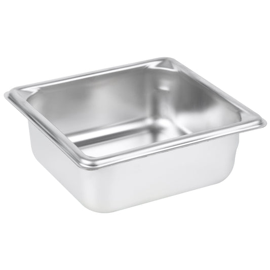 Vollrath | Moule à aliments Super Pan V 1/6, 2,5 po de profondeur, acier inoxydable de calibre 22