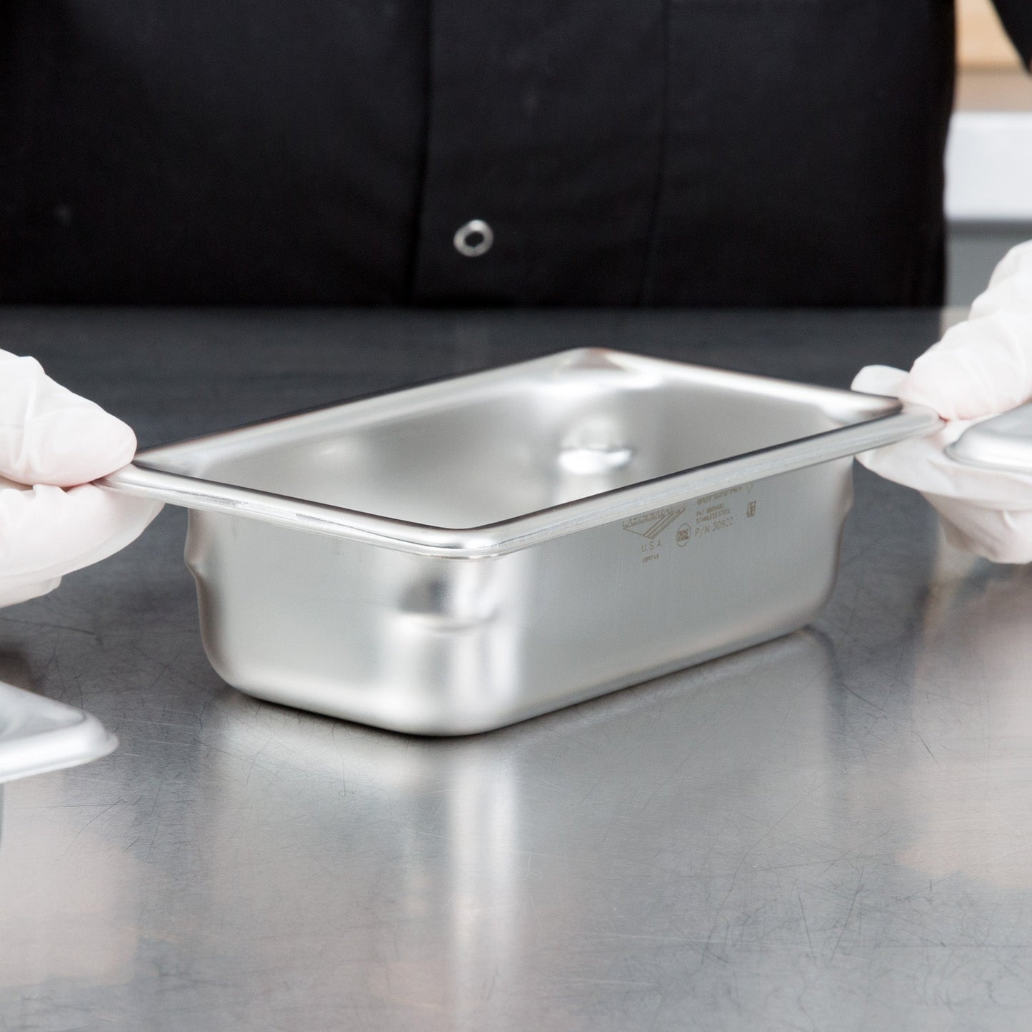 Vollrath | Bac à aliments Super Pan V 1/9, 2" de profondeur, acier inoxydable de calibre 22