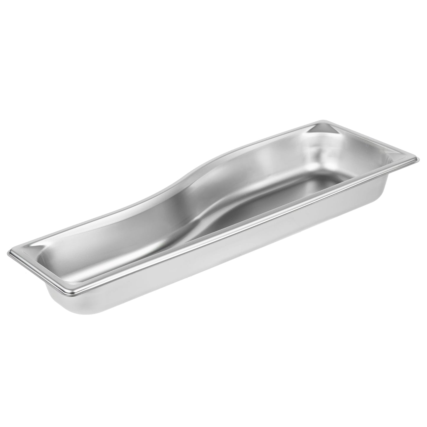 Vollrath | Super Pan Demi-Longue Forme Sauvage, 2,5 po de profondeur, Acier inoxydable de calibre 22