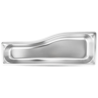 Vollrath | Super Pan Demi-Longue Forme Sauvage, 2,5 po de profondeur, Acier inoxydable de calibre 22
