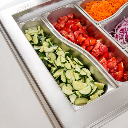 Vollrath | Super Pan Demi-Longue Forme Sauvage, 3,5 po de profondeur, Acier inoxydable de calibre 22