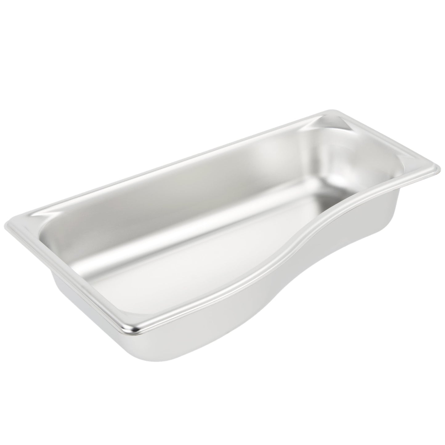 Vollrath Super Pan 1/3 Size Wild Shape Outer Food Pan, 2.5" Deep, 22 Gauge Stainless Steel - 3100320