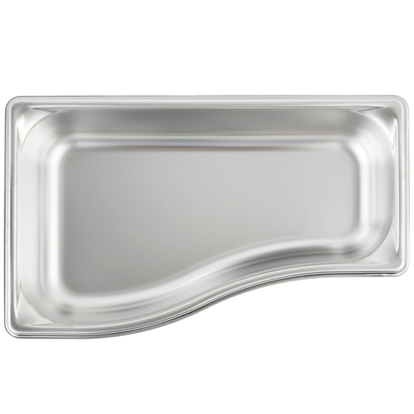 Vollrath Super Pan 1/3 Size Wild Shape Outer Food Pan, 2.5" Deep, 22 Gauge Stainless Steel - 3100320