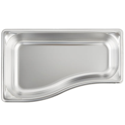 Vollrath Super Pan 1/3 Size Wild Shape Outer Food Pan, 4" Deep, 22 Gauge Stainless Steel - 3100340