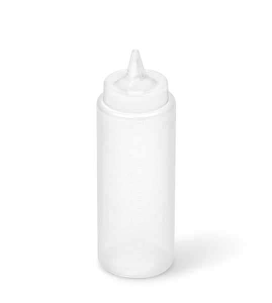 Vollrath Traex Wide Mouth, Single Tip Squeeze Bottle, 32 oz, Clear