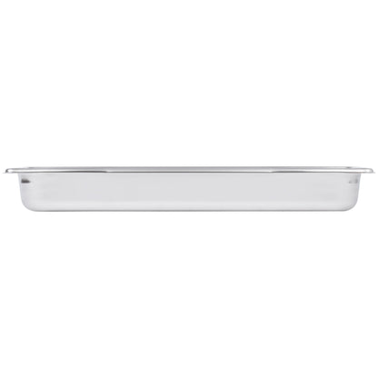 Vollrath Super Pan 3 Half Long Food Pan, 2.5" Deep, 22 Gauge Stainless Steel - 90522