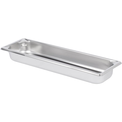 Vollrath Super Pan 3 Half Long Food Pan, 2.5" Deep, 22 Gauge Stainless Steel - 90522